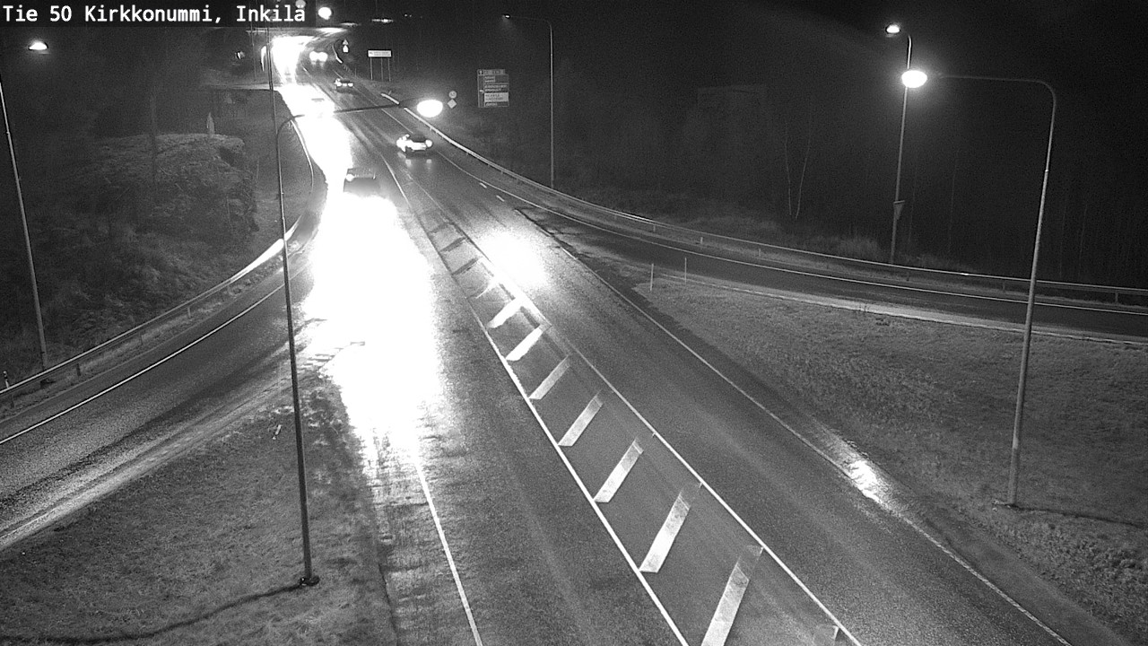 Weather Camera Image Road 50 Kirkkonummi, Inkilä, Kirkkonummi, Uusimaa