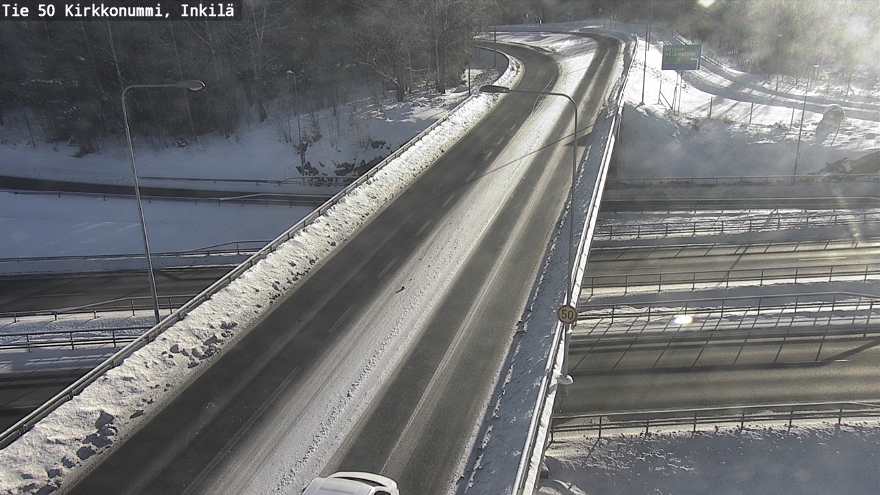 Weather Camera Image Väg 50 Kyrkslätt, Inkilä, Kirkkonummi, Uusimaa