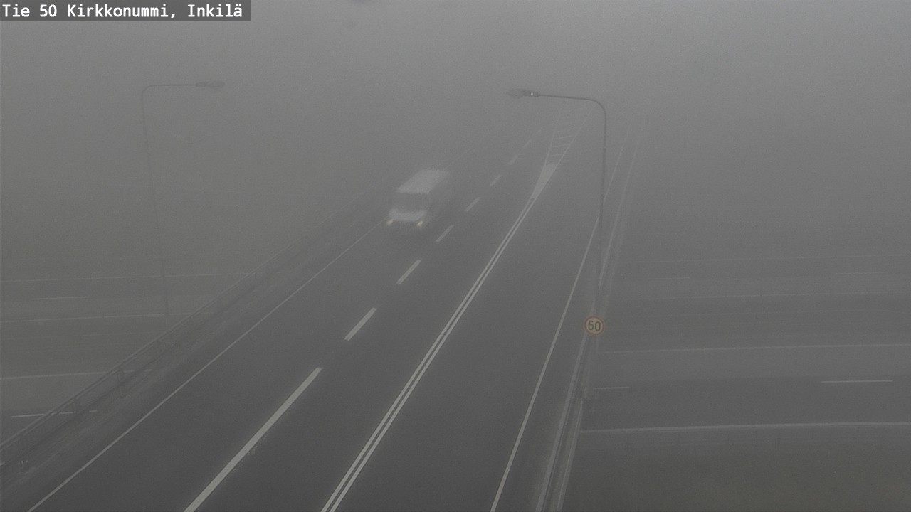 Weather Camera Image Road 50 Kirkkonummi, Inkilä, Kirkkonummi, Uusimaa