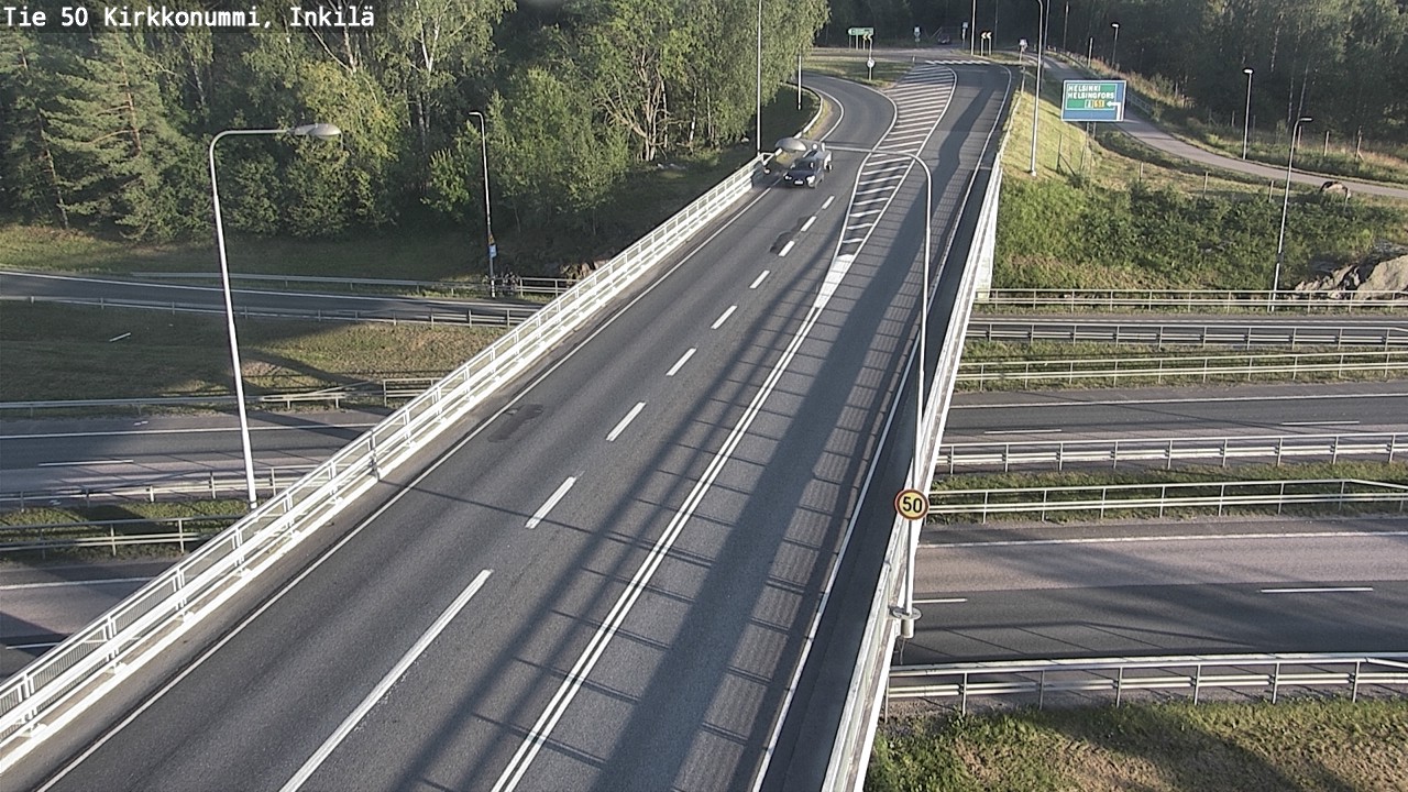 Weather Camera Image Road 50 Kirkkonummi, Inkilä, Kirkkonummi, Uusimaa
