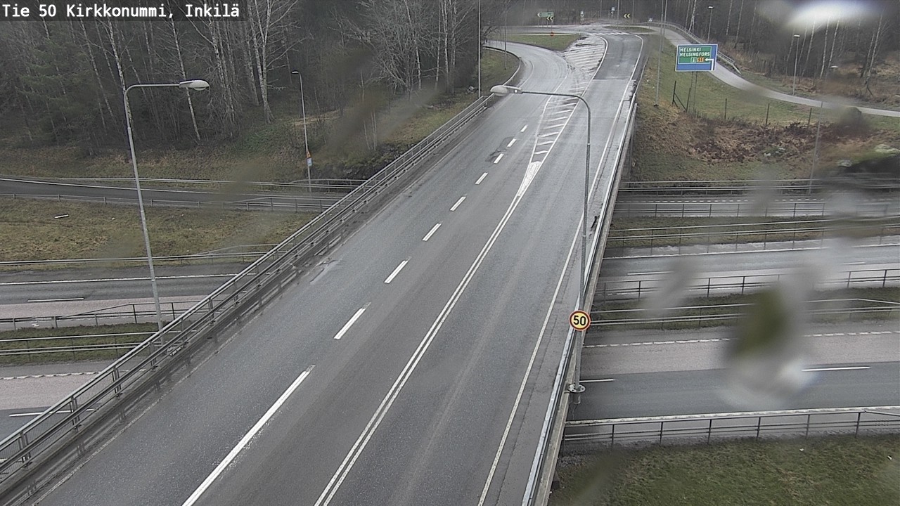 Weather Camera Image Road 50 Kirkkonummi, Inkilä, Kirkkonummi, Uusimaa