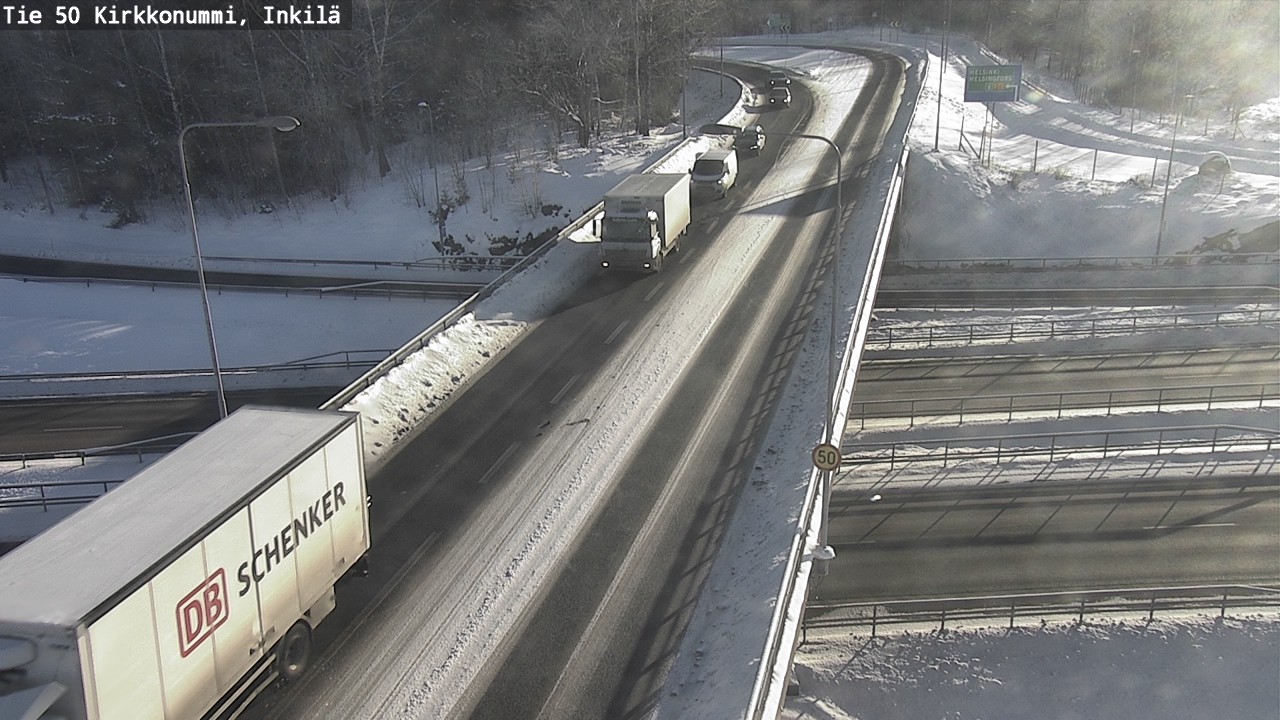 Weather Camera Image Väg 50 Kyrkslätt, Inkilä, Kirkkonummi, Uusimaa