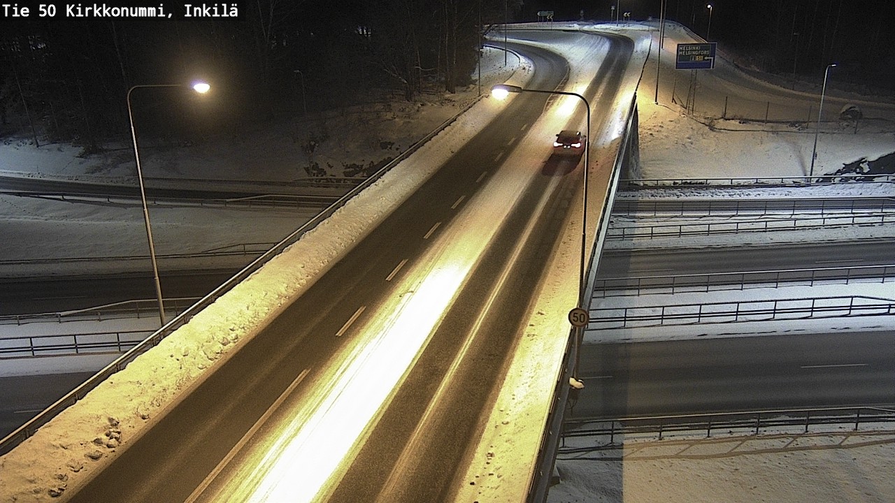 Weather Camera Image Road 50 Kirkkonummi, Inkilä, Kirkkonummi, Uusimaa