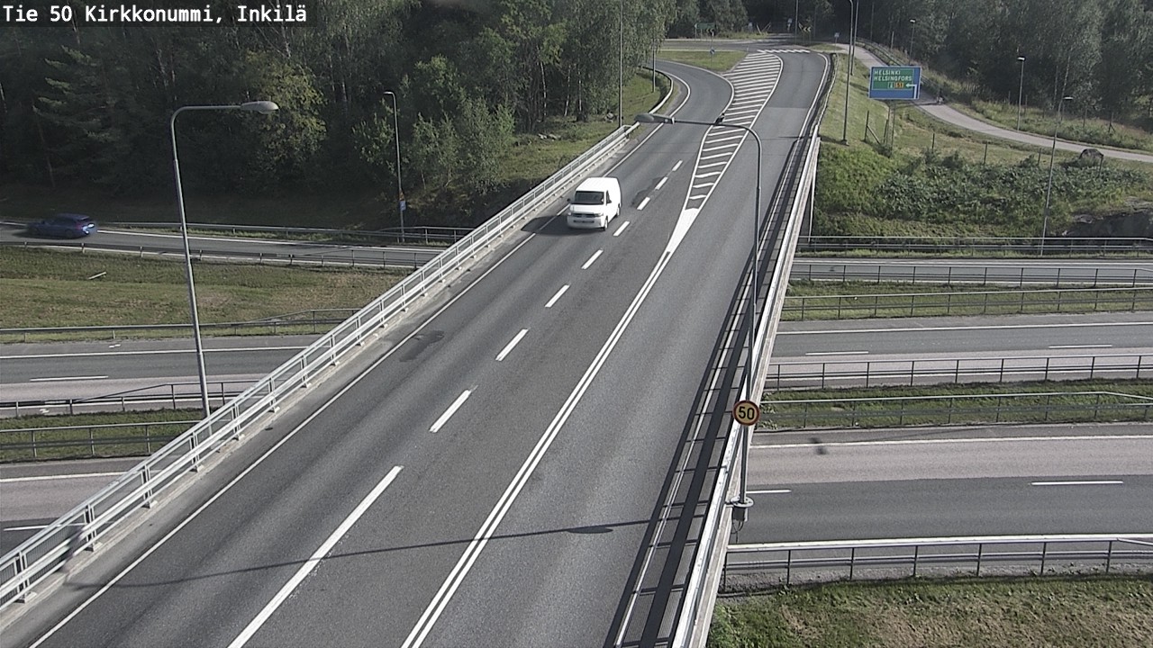 Weather Camera Image Road 50 Kirkkonummi, Inkilä, Kirkkonummi, Uusimaa
