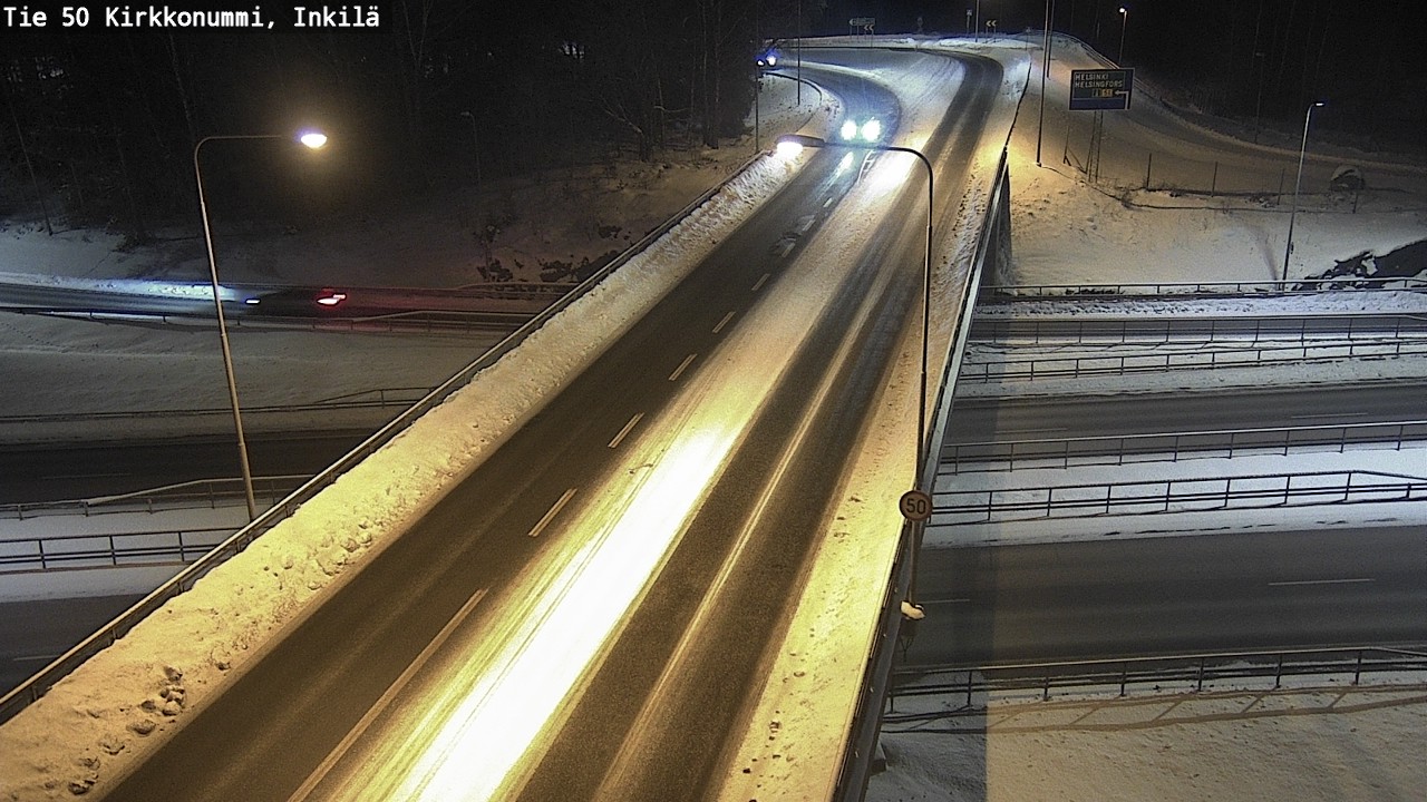 Weather Camera Image Road 50 Kirkkonummi, Inkilä, Kirkkonummi, Uusimaa