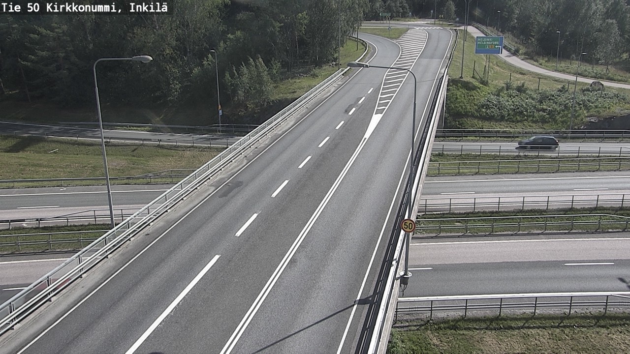 Weather Camera Image Road 50 Kirkkonummi, Inkilä, Kirkkonummi, Uusimaa