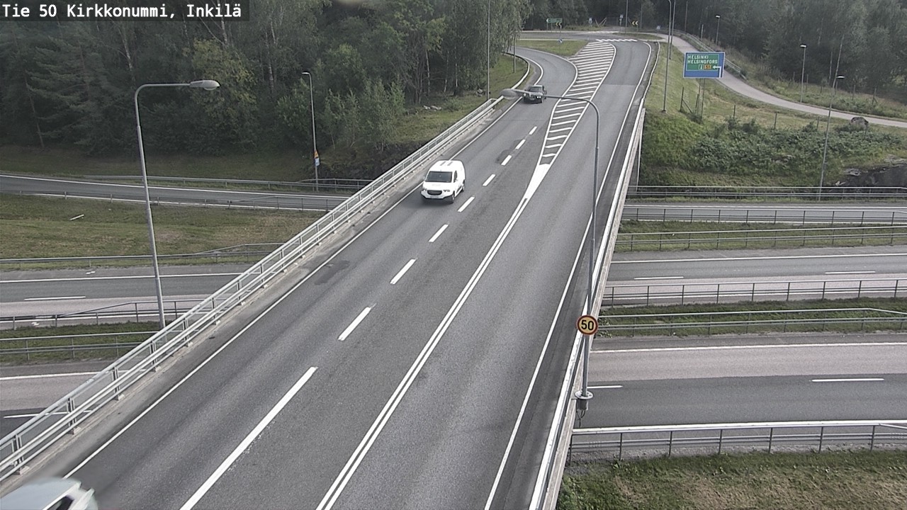 Weather Camera Image Road 50 Kirkkonummi, Inkilä, Kirkkonummi, Uusimaa
