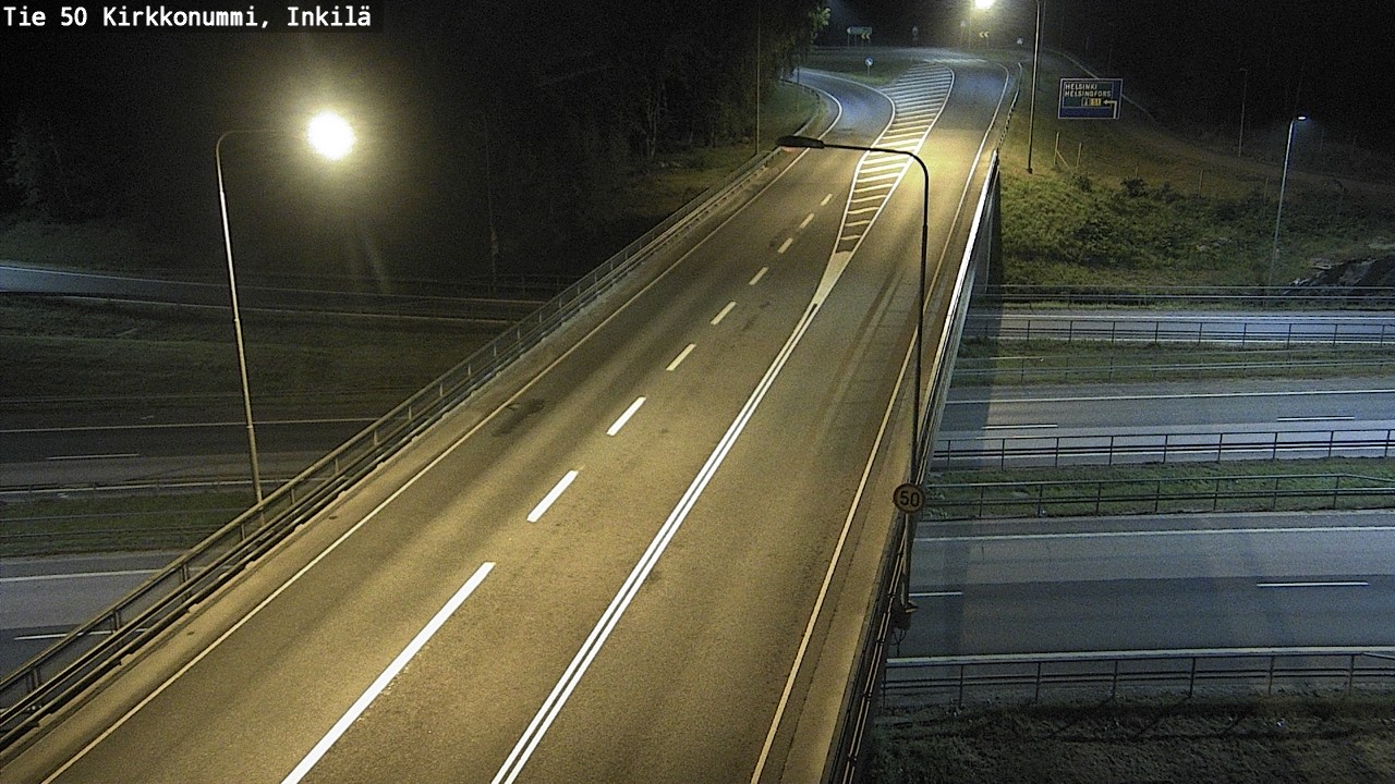Weather Camera Image Road 50 Kirkkonummi, Inkilä, Kirkkonummi, Uusimaa