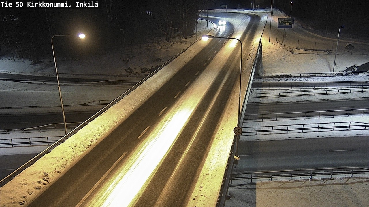 Weather Camera Image Road 50 Kirkkonummi, Inkilä, Kirkkonummi, Uusimaa