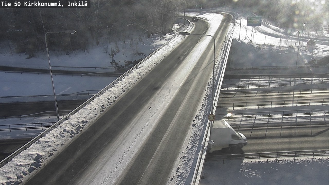 Weather Camera Image Väg 50 Kyrkslätt, Inkilä, Kirkkonummi, Uusimaa