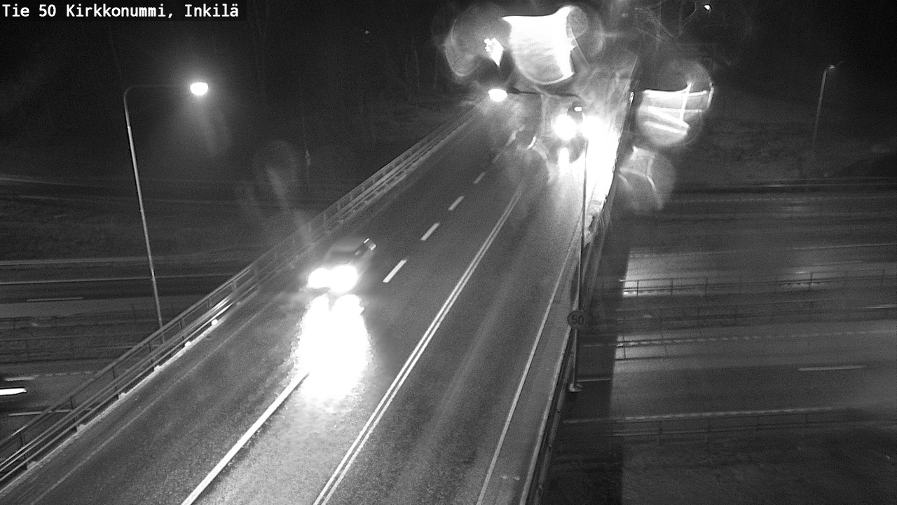 Weather Camera Image Väg 50 Kyrkslätt, Inkilä, Kirkkonummi, Uusimaa