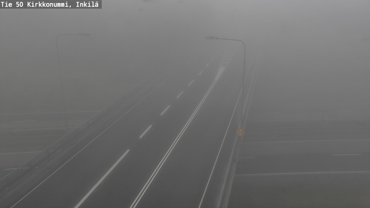 Weather Camera Image Road 50 Kirkkonummi, Inkilä, Kirkkonummi, Uusimaa