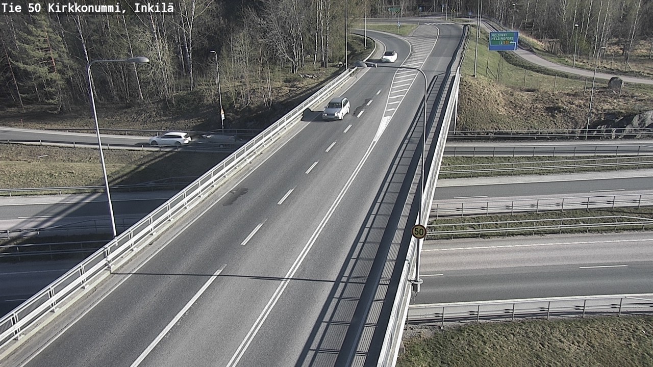 Kelikamerat Kuva Tie 50 Kirkkonummi, Inkilä, Kirkkonummi, Uusimaa
