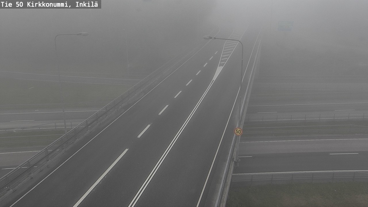 Weather Camera Image Road 50 Kirkkonummi, Inkilä, Kirkkonummi, Uusimaa