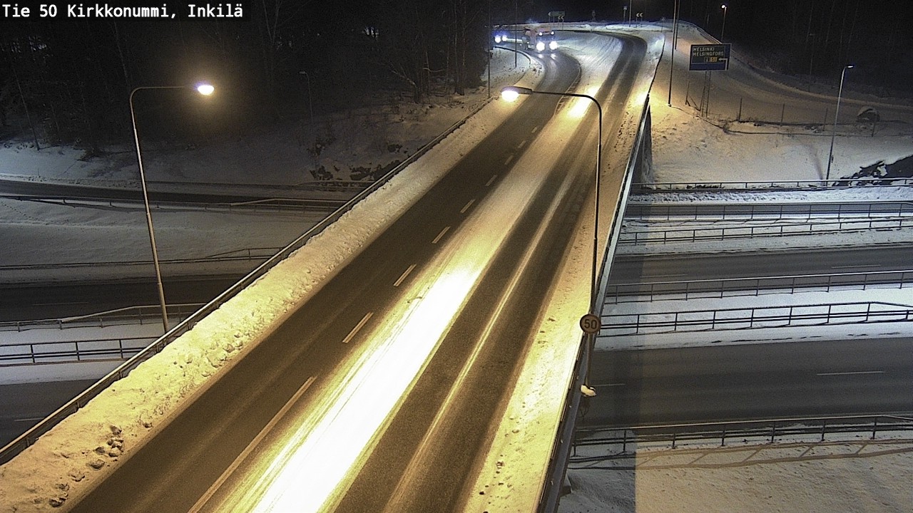 Weather Camera Image Road 50 Kirkkonummi, Inkilä, Kirkkonummi, Uusimaa