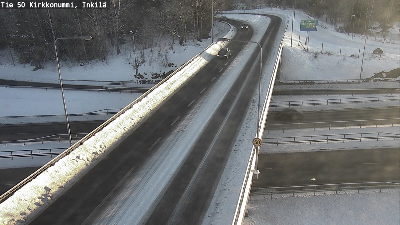 Weather Camera Image Road 50 Kirkkonummi, Inkilä, Kirkkonummi, Uusimaa