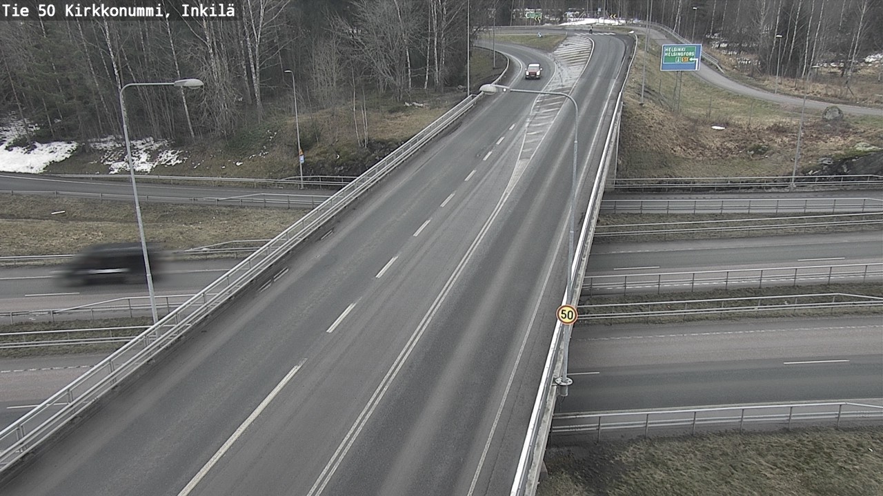 Weather Camera Image Road 50 Kirkkonummi, Inkilä, Kirkkonummi, Uusimaa