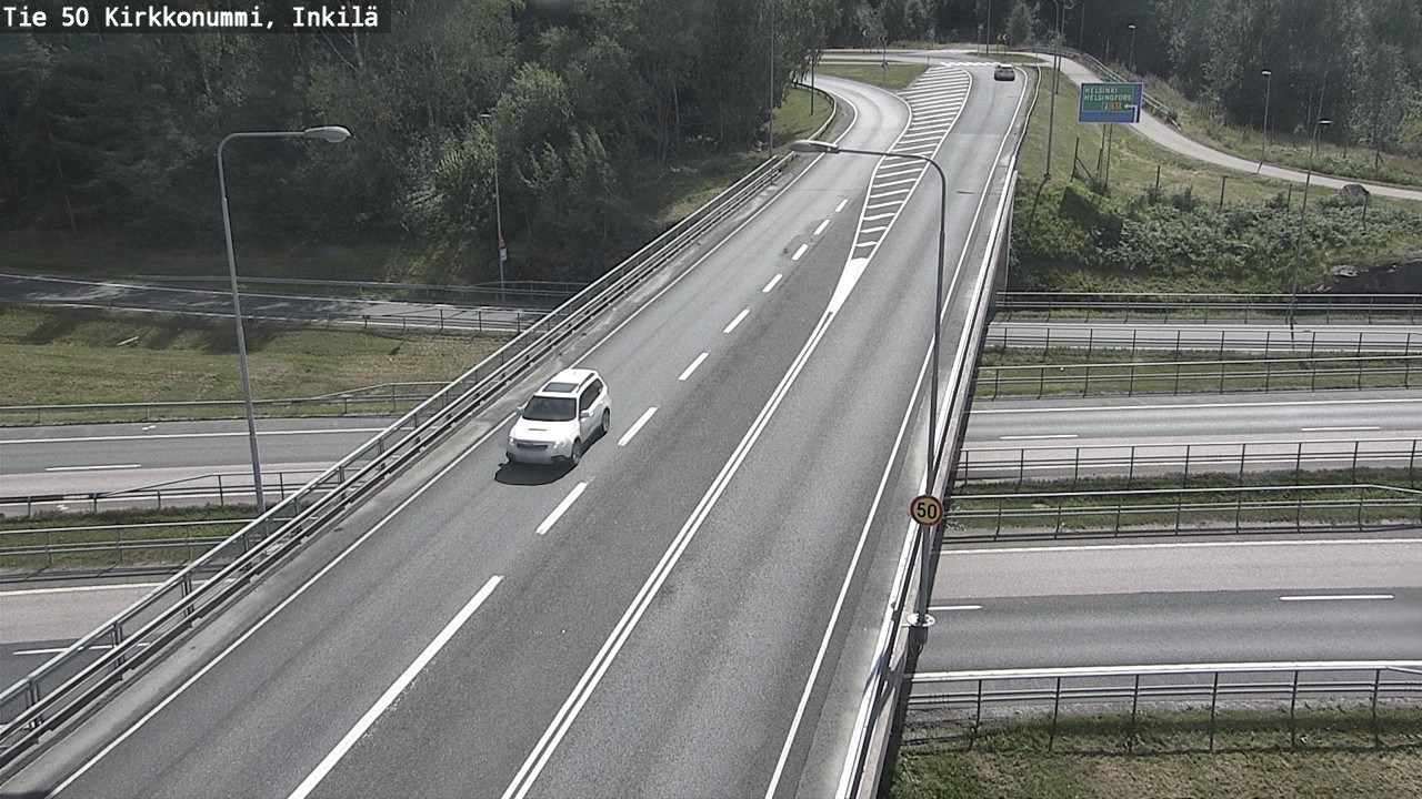 Weather Camera Image Road 50 Kirkkonummi, Inkilä, Kirkkonummi, Uusimaa