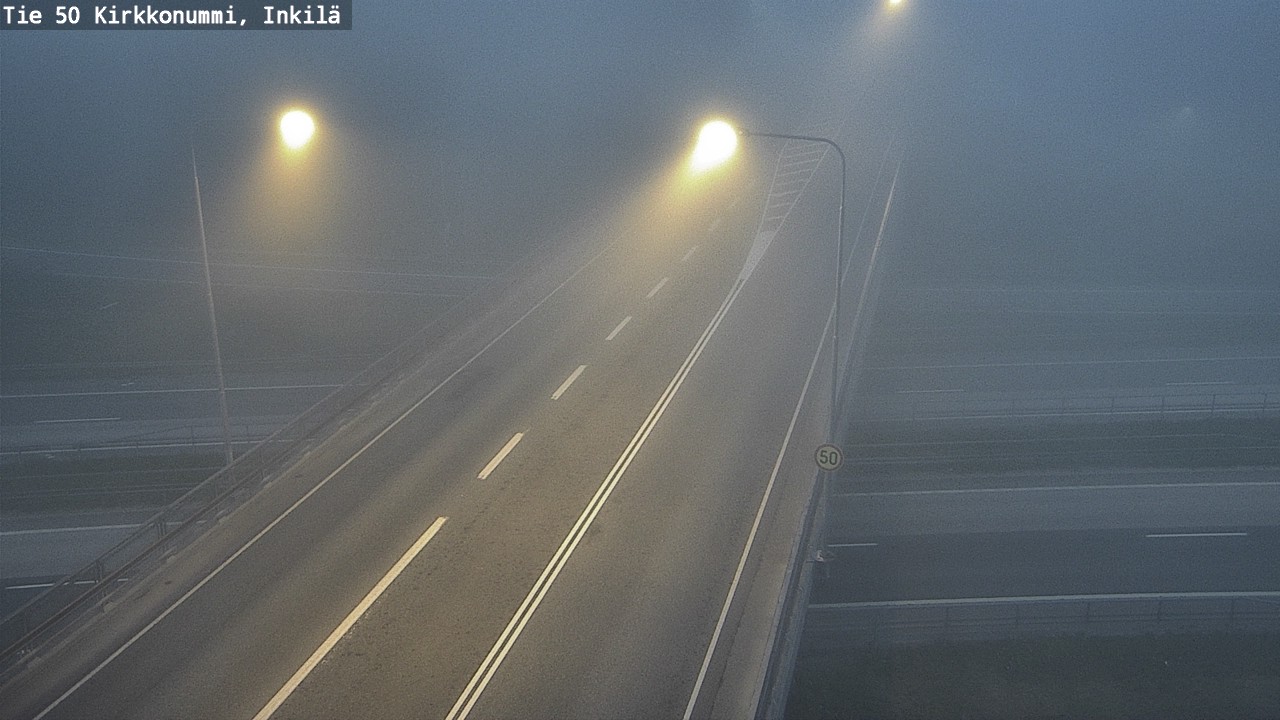 Weather Camera Image Road 50 Kirkkonummi, Inkilä, Kirkkonummi, Uusimaa