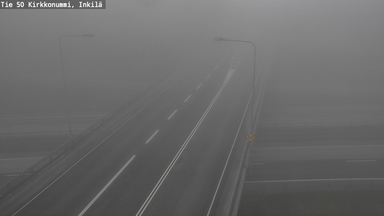 Weather Camera Image Road 50 Kirkkonummi, Inkilä, Kirkkonummi, Uusimaa