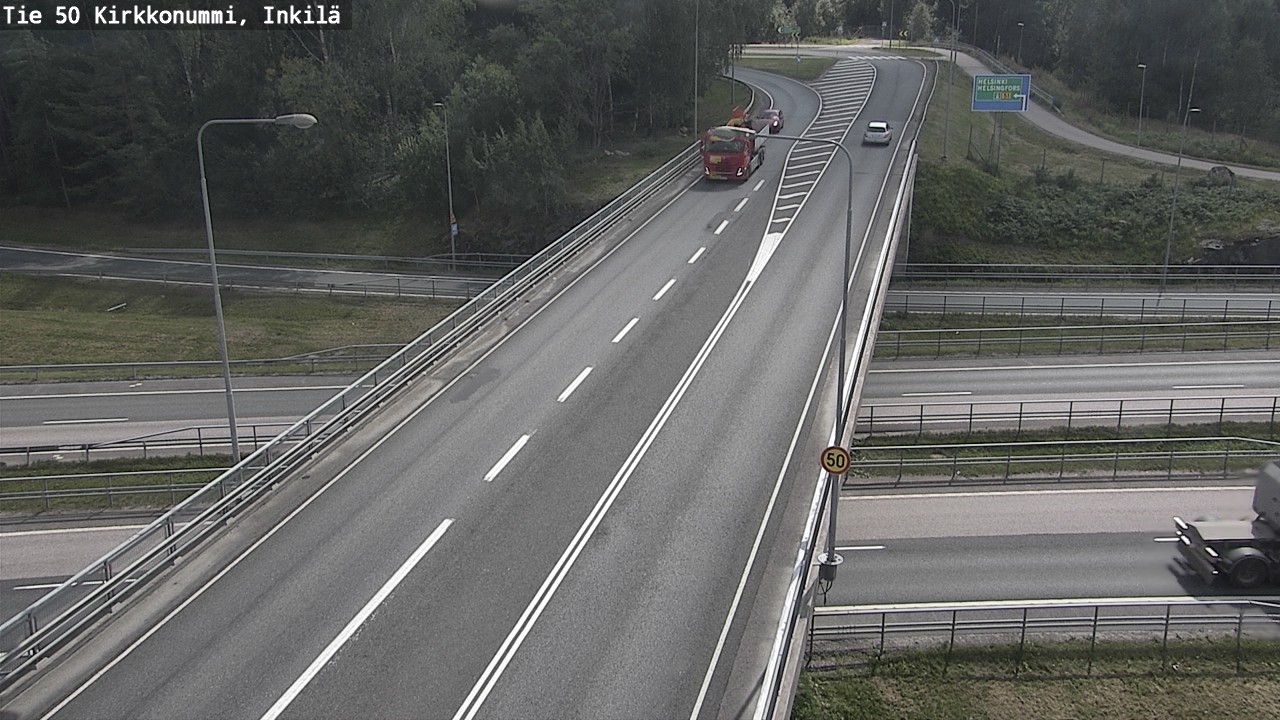 Weather Camera Image Road 50 Kirkkonummi, Inkilä, Kirkkonummi, Uusimaa