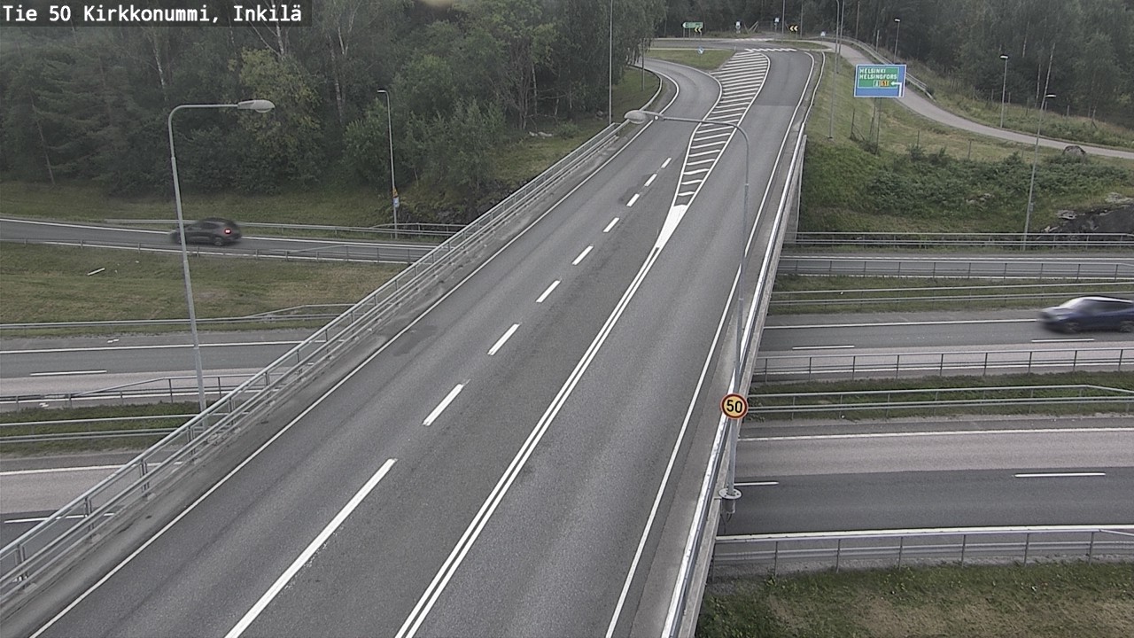 Weather Camera Image Road 50 Kirkkonummi, Inkilä, Kirkkonummi, Uusimaa