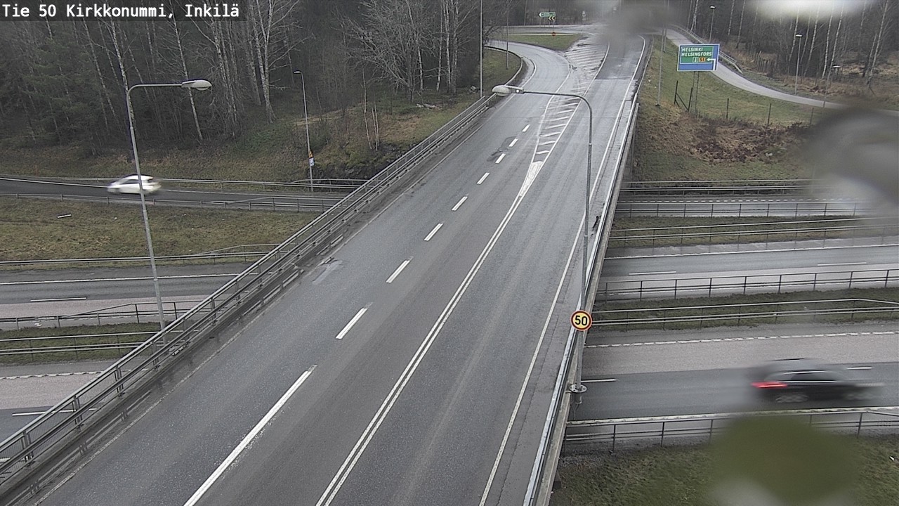 Weather Camera Image Road 50 Kirkkonummi, Inkilä, Kirkkonummi, Uusimaa