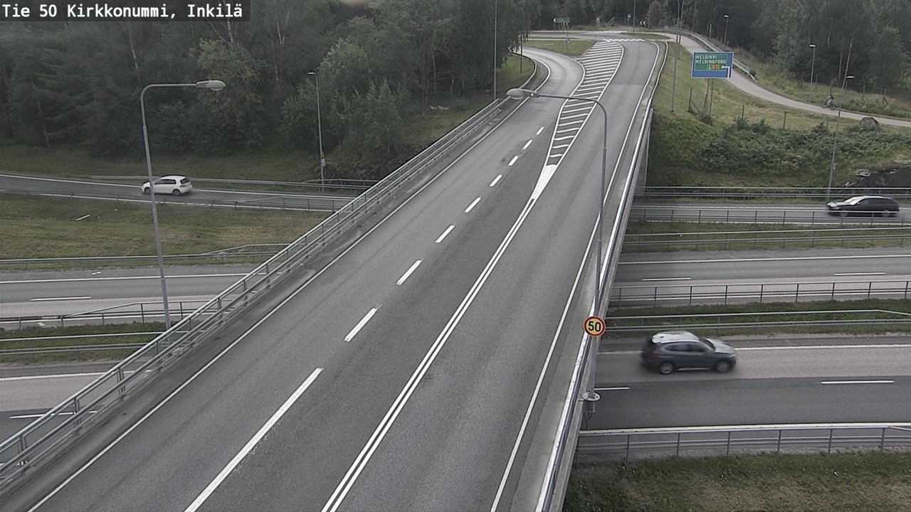 Weather Camera Image Road 50 Kirkkonummi, Inkilä, Kirkkonummi, Uusimaa