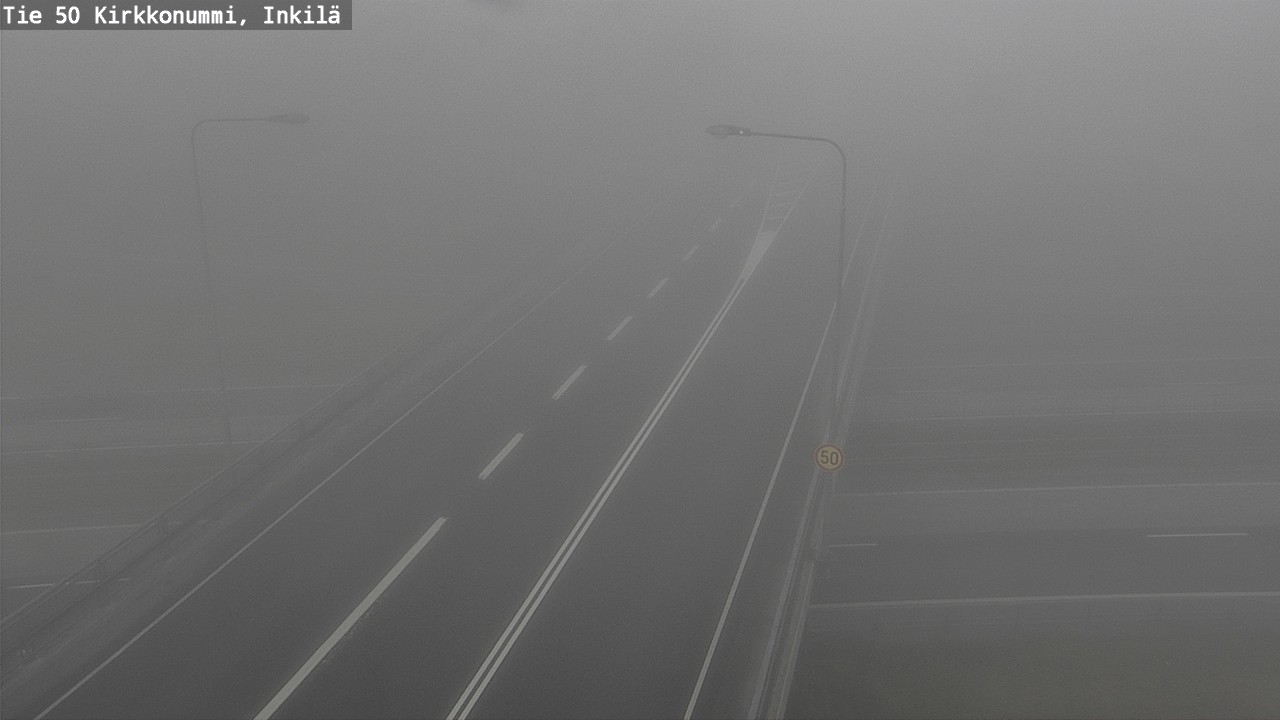 Weather Camera Image Road 50 Kirkkonummi, Inkilä, Kirkkonummi, Uusimaa