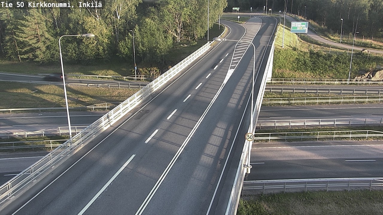 Weather Camera Image Road 50 Kirkkonummi, Inkilä, Kirkkonummi, Uusimaa