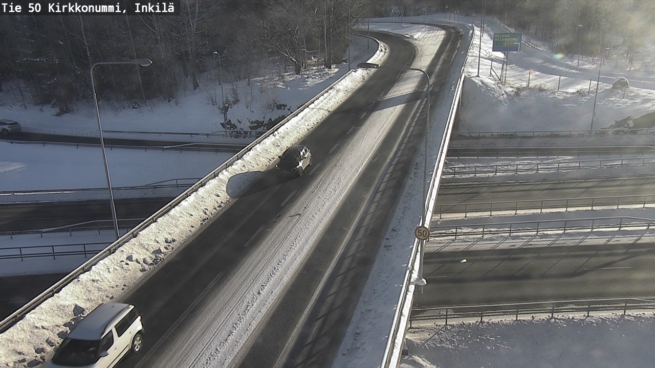 Weather Camera Image Väg 50 Kyrkslätt, Inkilä, Kirkkonummi, Uusimaa
