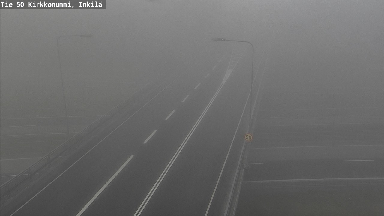 Weather Camera Image Road 50 Kirkkonummi, Inkilä, Kirkkonummi, Uusimaa