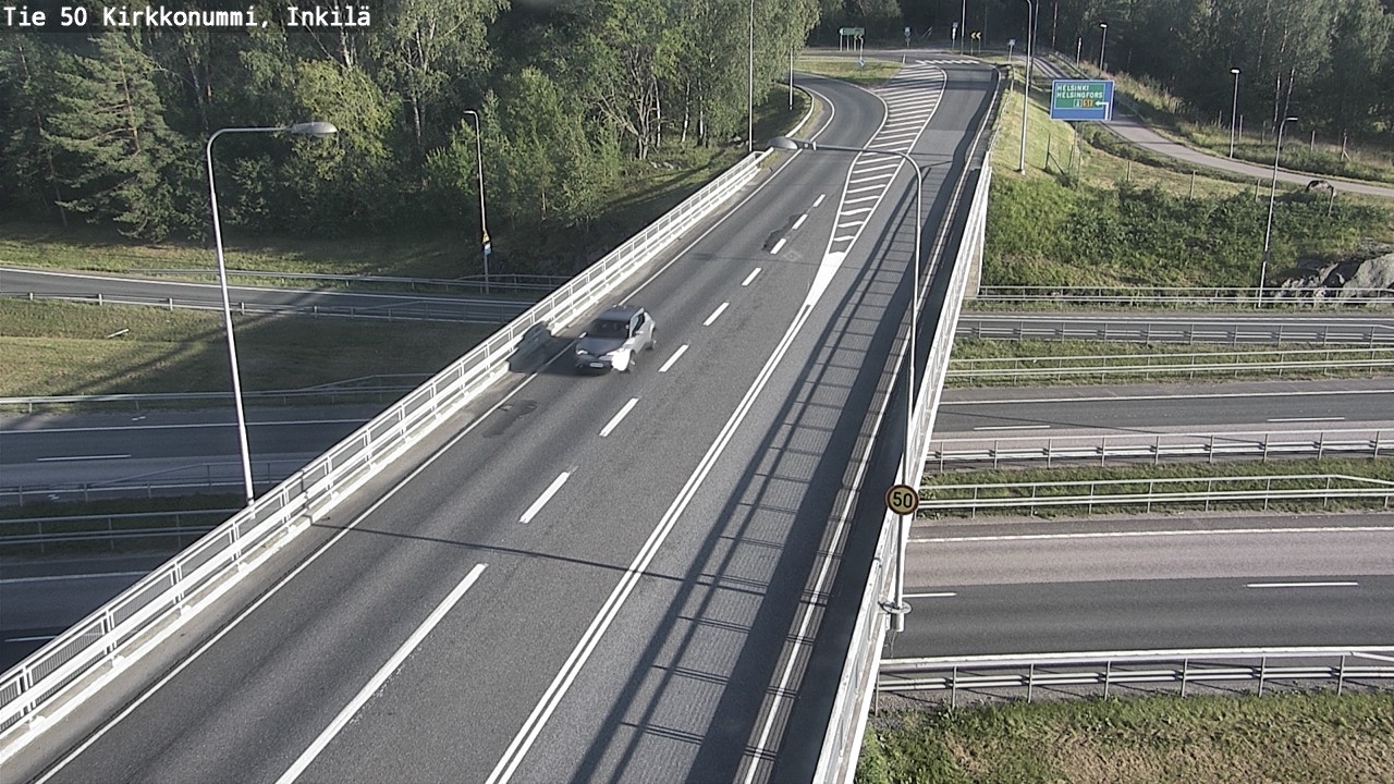 Weather Camera Image Road 50 Kirkkonummi, Inkilä, Kirkkonummi, Uusimaa