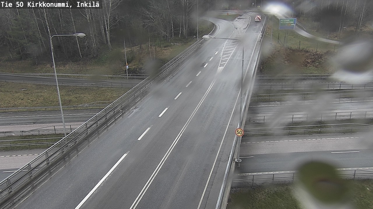 Weather Camera Image Road 50 Kirkkonummi, Inkilä, Kirkkonummi, Uusimaa