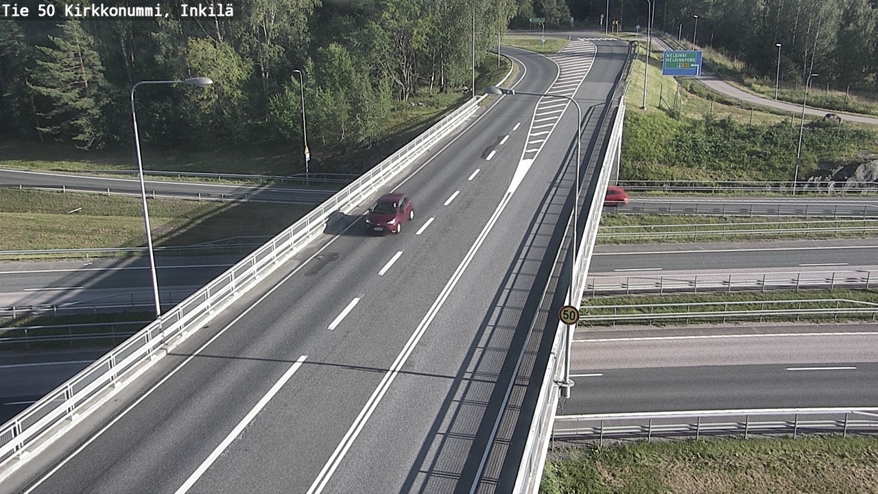 Weather Camera Image Road 50 Kirkkonummi, Inkilä, Kirkkonummi, Uusimaa