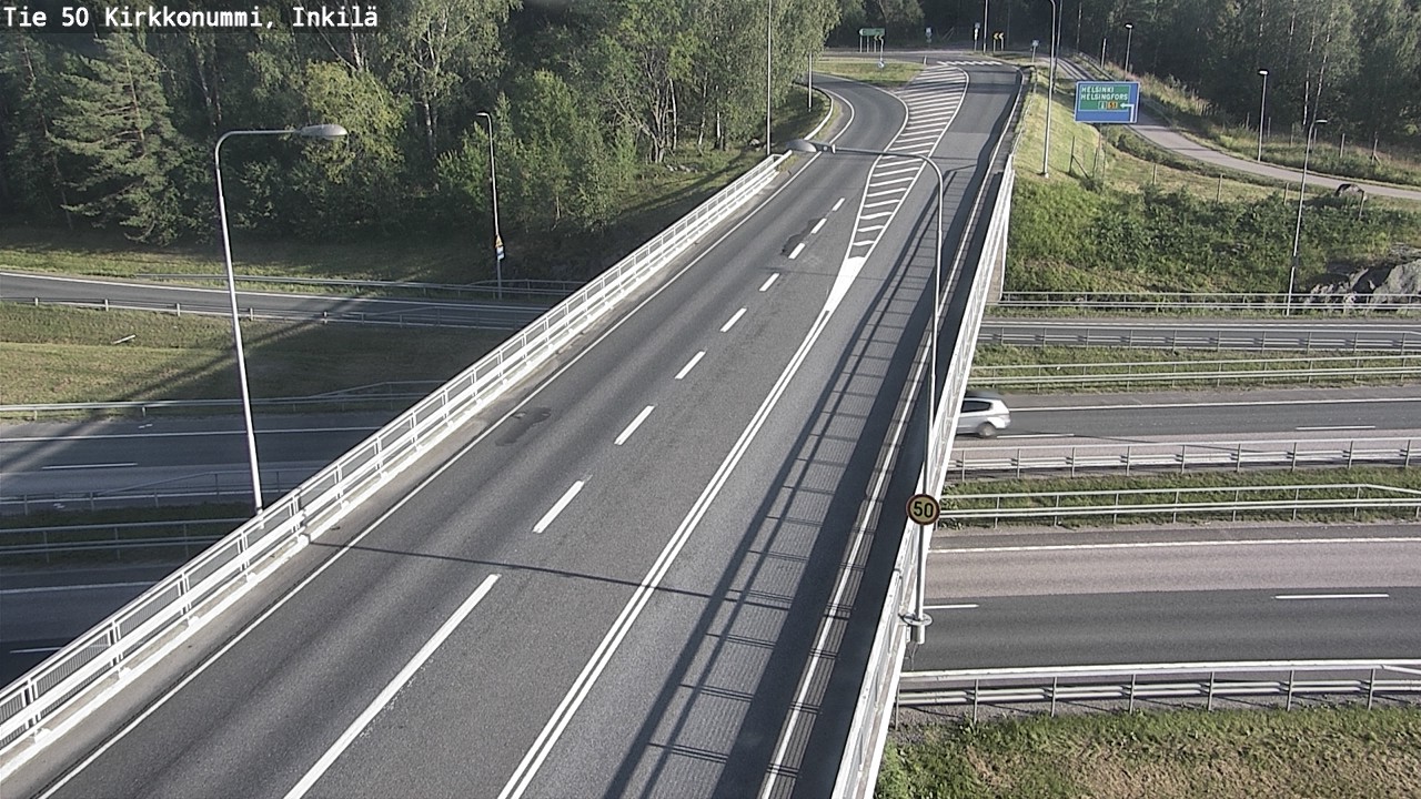 Weather Camera Image Road 50 Kirkkonummi, Inkilä, Kirkkonummi, Uusimaa