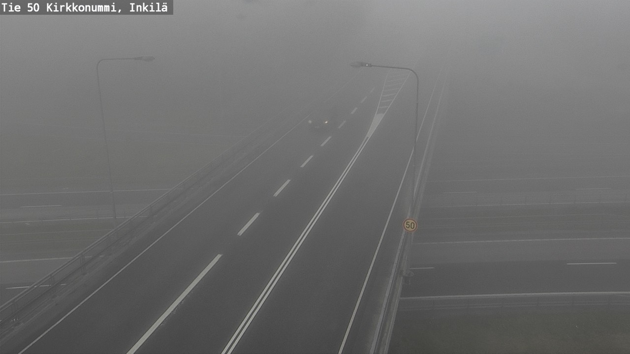 Weather Camera Image Road 50 Kirkkonummi, Inkilä, Kirkkonummi, Uusimaa