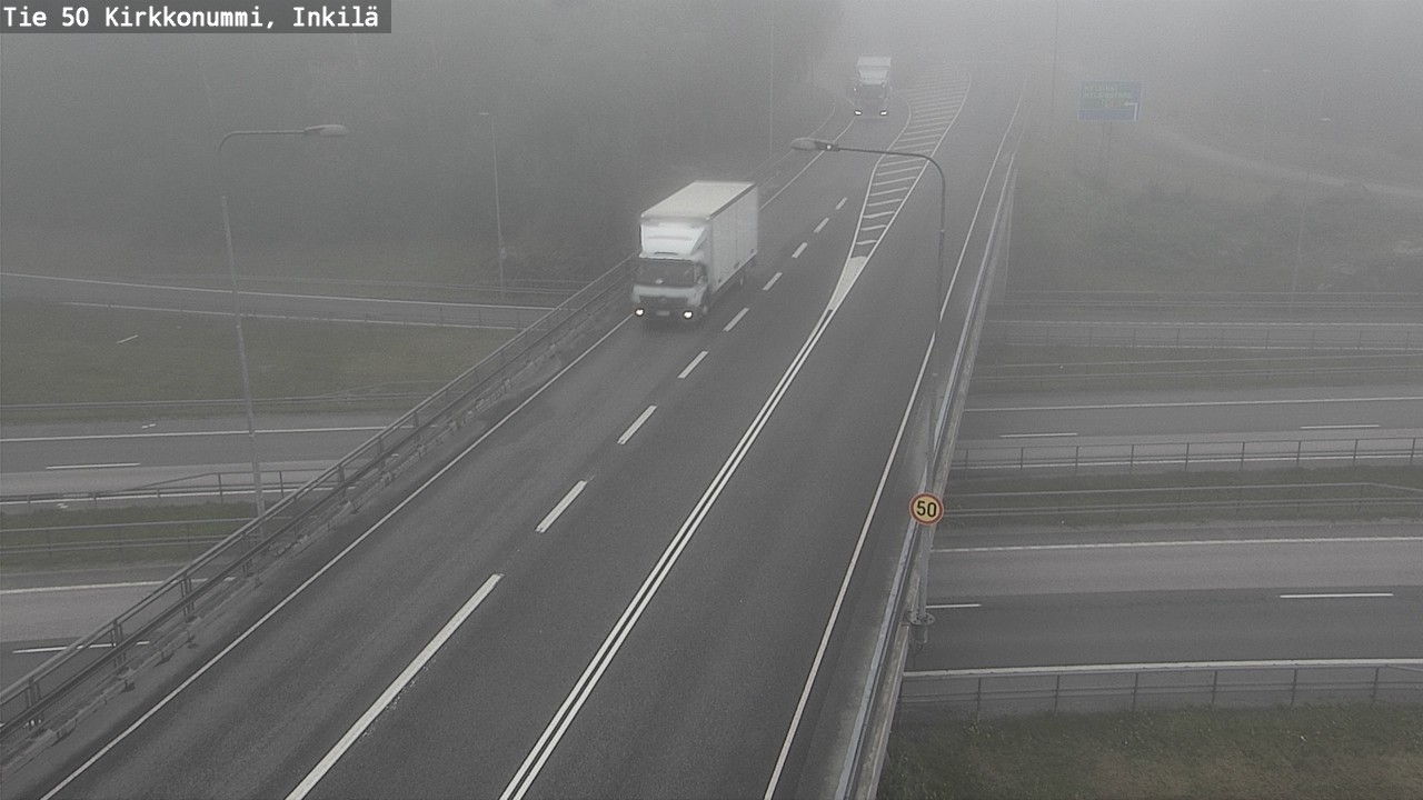 Weather Camera Image Road 50 Kirkkonummi, Inkilä, Kirkkonummi, Uusimaa