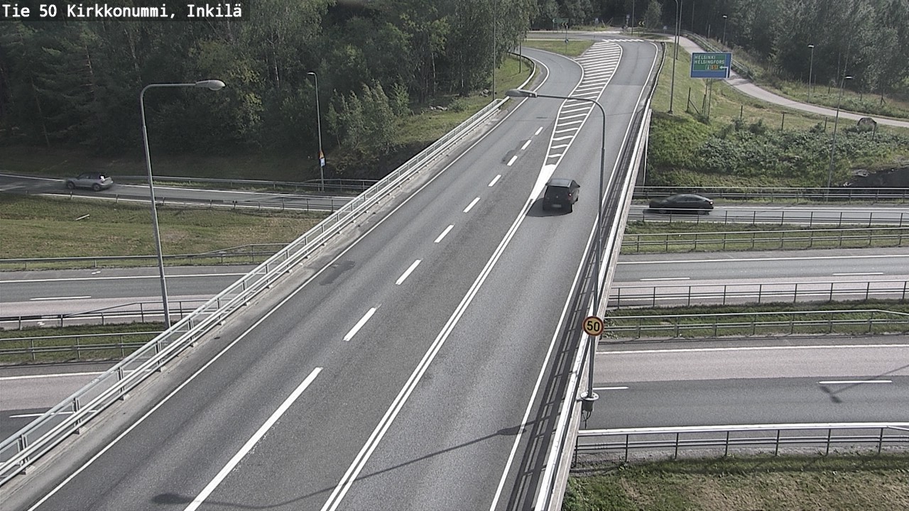 Weather Camera Image Road 50 Kirkkonummi, Inkilä, Kirkkonummi, Uusimaa