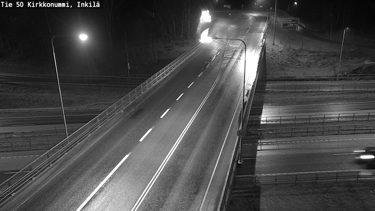 Weather Camera Image Väg 50 Kyrkslätt, Inkilä, Kirkkonummi, Uusimaa