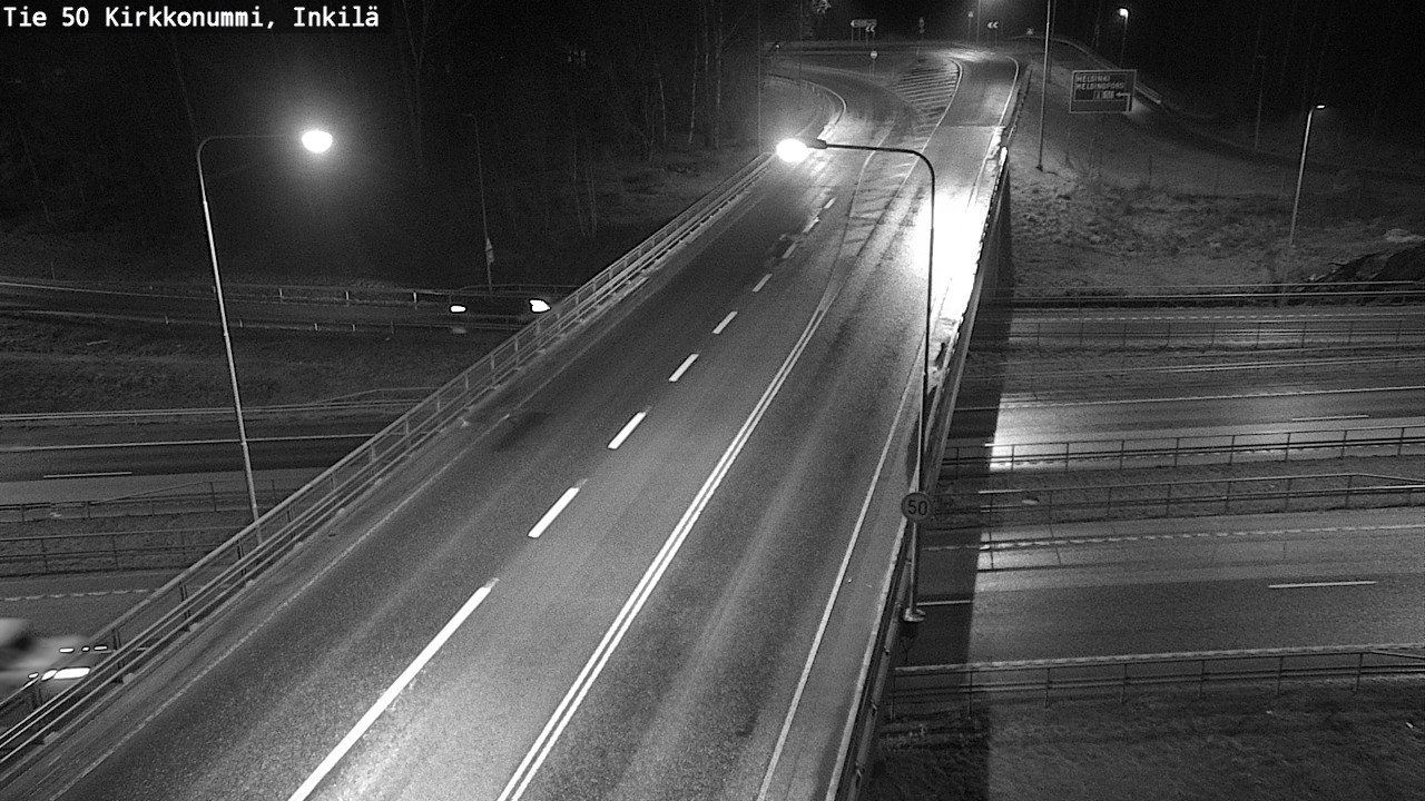Weather Camera Image Väg 50 Kyrkslätt, Inkilä, Kirkkonummi, Uusimaa
