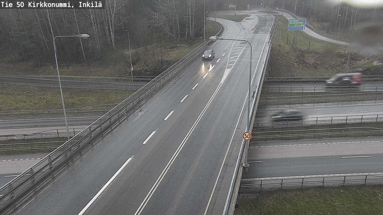 Weather Camera Image Road 50 Kirkkonummi, Inkilä, Kirkkonummi, Uusimaa
