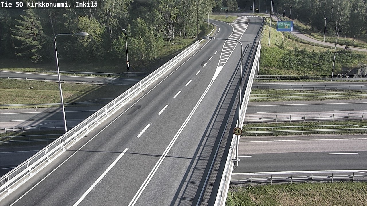 Weather Camera Image Road 50 Kirkkonummi, Inkilä, Kirkkonummi, Uusimaa