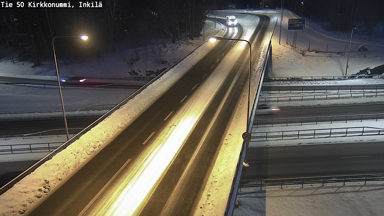 Weather Camera Image Road 50 Kirkkonummi, Inkilä, Kirkkonummi, Uusimaa