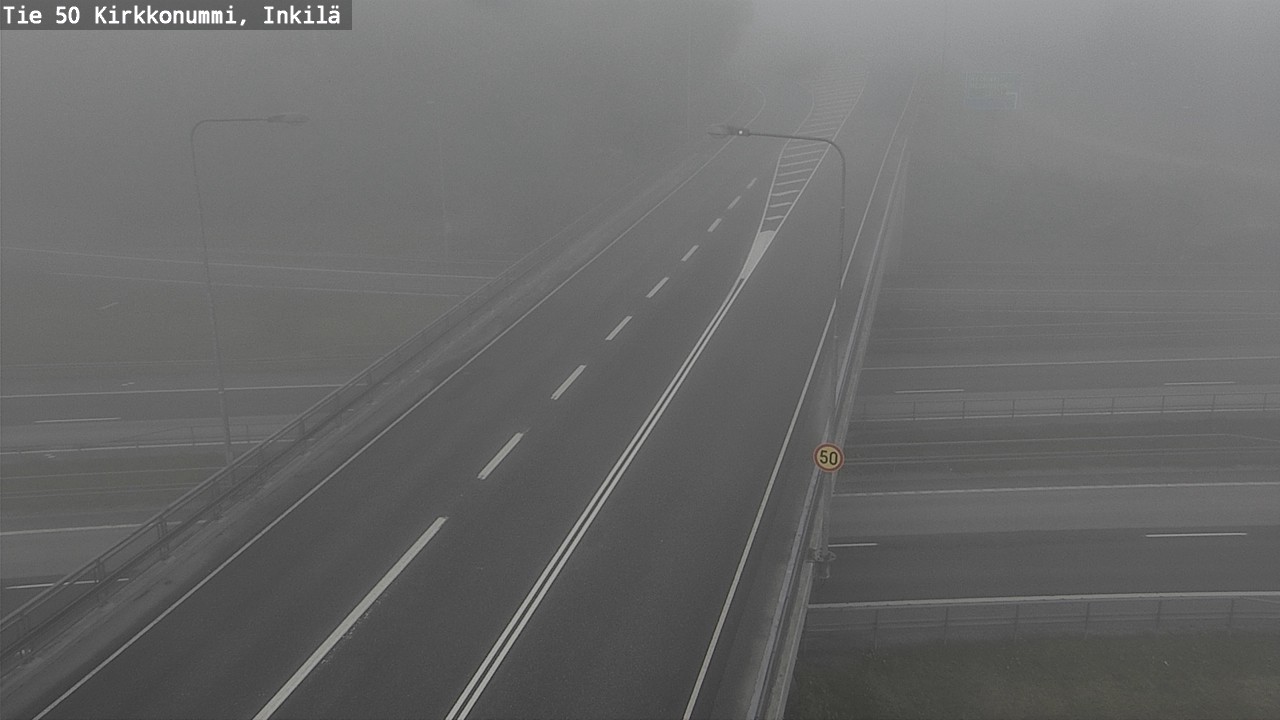 Weather Camera Image Road 50 Kirkkonummi, Inkilä, Kirkkonummi, Uusimaa