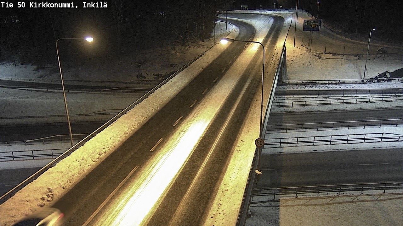 Weather Camera Image Road 50 Kirkkonummi, Inkilä, Kirkkonummi, Uusimaa