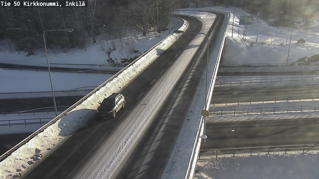 Weather Camera Image Road 50 Kirkkonummi, Inkilä, Kirkkonummi, Uusimaa