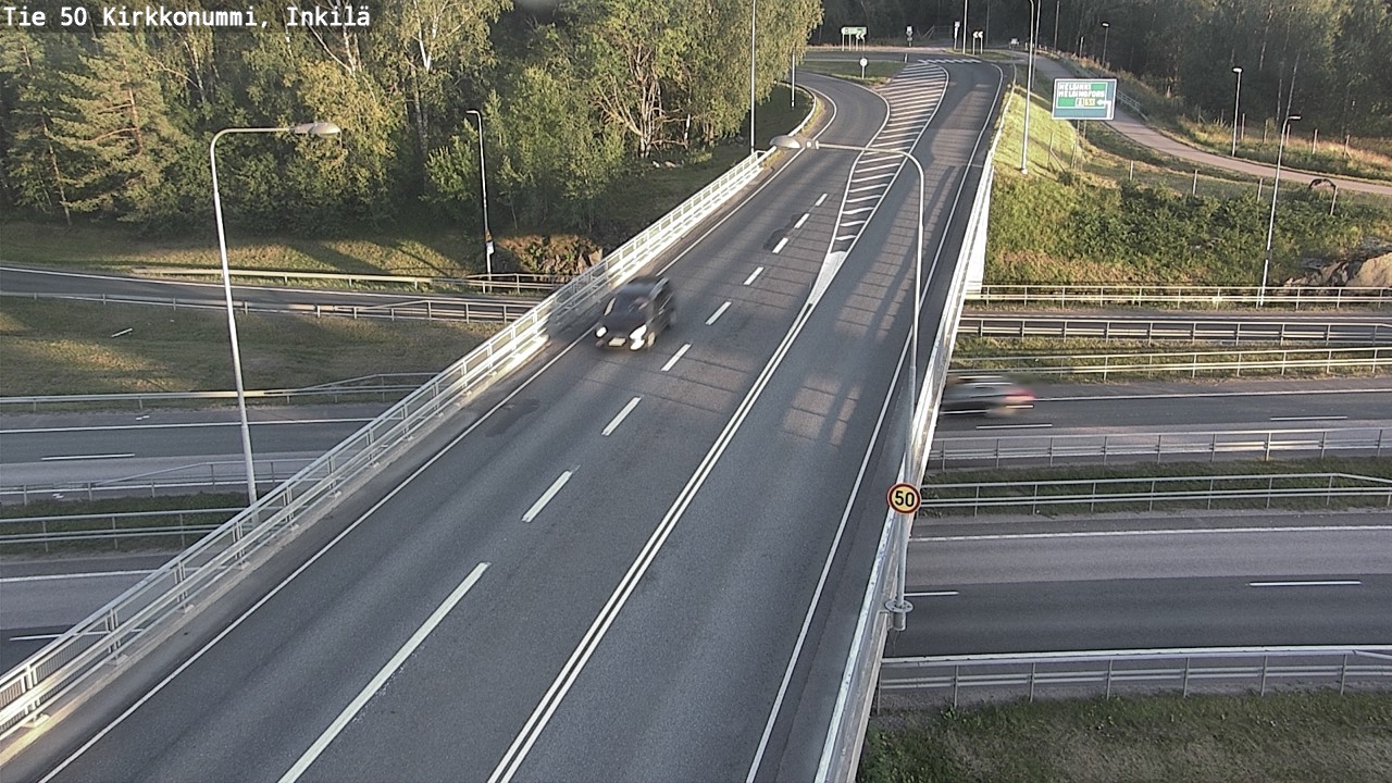 Weather Camera Image Road 50 Kirkkonummi, Inkilä, Kirkkonummi, Uusimaa