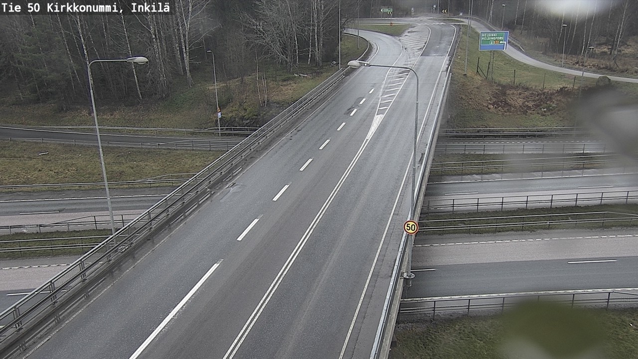 Weather Camera Image Road 50 Kirkkonummi, Inkilä, Kirkkonummi, Uusimaa