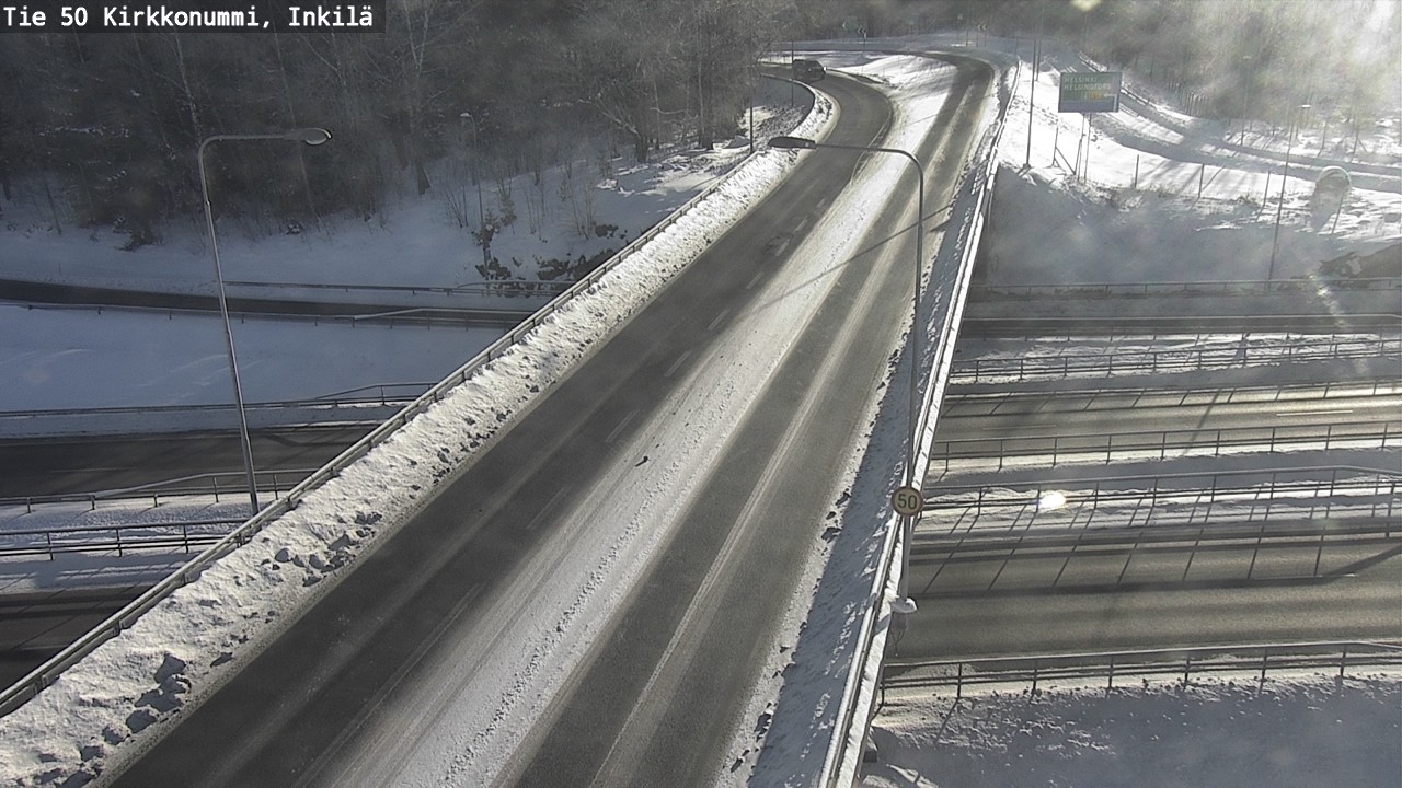 Weather Camera Image Väg 50 Kyrkslätt, Inkilä, Kirkkonummi, Uusimaa